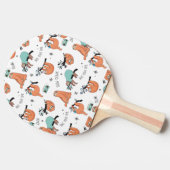 かわいい怠惰パターン 卓球ラケット (横)