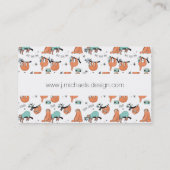 かわいい怠惰パターン 名刺 (裏面)