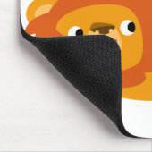 かわいい急ぎの漫画ライオンマウスパッド マウスパッド (コーナー)