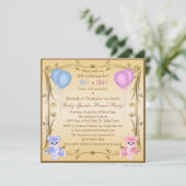 かわいい性はテディー・ベアを明らかにします 招待状 (スタンド正面)