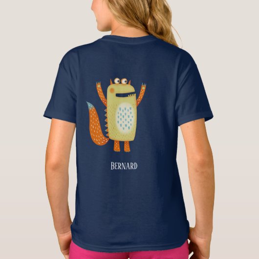 かわいい怪物 Tシャツ (裏面)