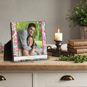 かわいい恋のハートの写真カスタマイズ名前 フォトプラーク