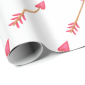 かわいい恋の矢バレンタインデー ラッピングペーパー (ロールコーナー)