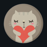 かわいい恋をしたウサギ マグネット<br><div class="desc">愛とビックストック©の可愛いベク®ウサギ® - All Rights Reserved.</div>