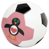 かわいい恋ハートペンギンサッカーボール サッカーボール (3/4)