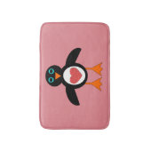 かわいい恋ハートペンギン風呂マット バスマット (正面縦)