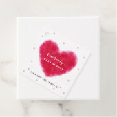 かわいい恋人のバレンタインの赤ちゃんシャワー フェイバータグ (インサイチュ)