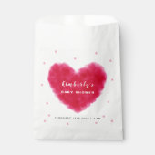 かわいい恋人のバレンタインの赤ちゃんシャワー フェイバーバッグ (正面)