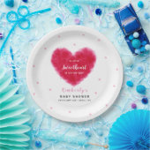 かわいい恋人のバレンタインの赤ちゃんシャワー ペーパープレート (パーティー)