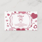 かわいい恋人バレンタインデーベビー エンクロージャーカード (正面)