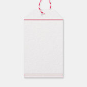 かわいい恋人フレームバレンタイン赤ちゃんシャワー ギフトタグ (裏面)