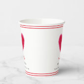 かわいい恋人フレームバレンタイン赤ちゃんシャワー 紙コップ (左)