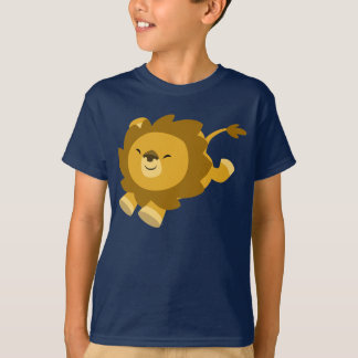 かわいい恍惚な漫画ライオンの子供たちTシャツ Tシャツ