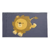 かわいい恍惚な漫画ライオン王サイズ枕ケース 枕カバー (裏面)