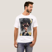 かわいい恐ろしい女の子 Tシャツ (正面フル)