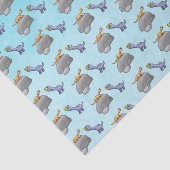 かわいい恐竜が二人 薄葉紙 (詳細)