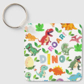 かわいい恐竜が継ぎ目なく キーホルダー (正面)