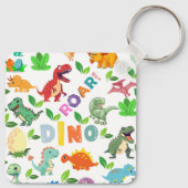かわいい恐竜が継ぎ目なく キーホルダー (裏面)