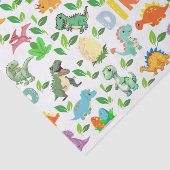 かわいい恐竜が継ぎ目なく 薄葉紙 (詳細)