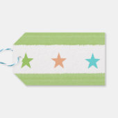 かわいい恐竜と星の赤ちゃんシャワーありがとう ギフトタグ (裏面横)