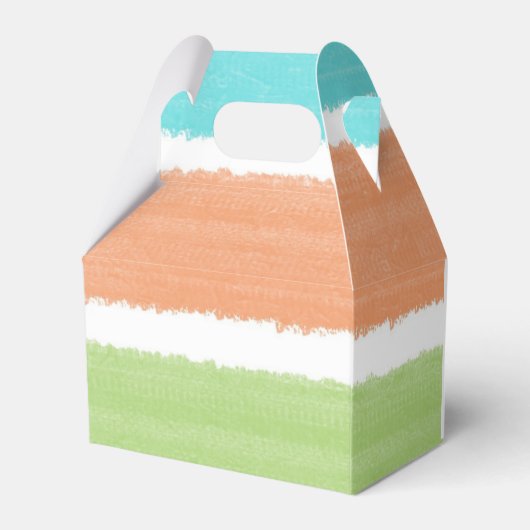 かわいい恐竜と星の赤ちゃんシャワー フェイバーボックス (裏面サイド)