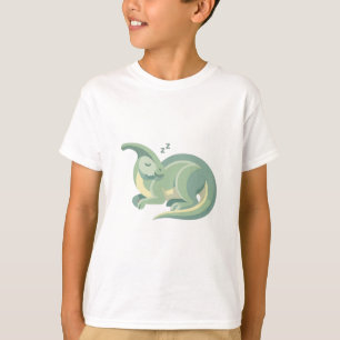 かわいい恐竜のイラスト シンプルな過去 Tシャツ