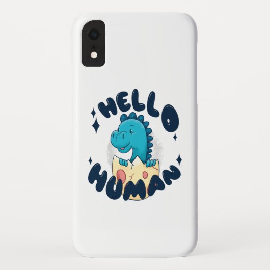かわいい恐竜のイラスト Case-Mate iPhoneケース (裏面)