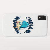 かわいい恐竜のイラスト Case-Mate iPhoneケース (裏面(横))
