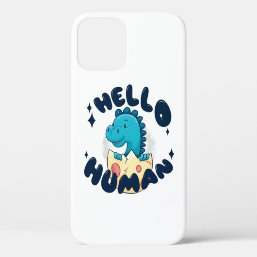 かわいい恐竜のイラスト Case-Mate iPhoneケース (裏面)