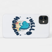 かわいい恐竜のイラスト Case-Mate iPhoneケース (裏面(横))