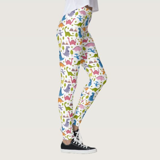 かわいい恐竜のディーノの古生物学の古生物学者 レギンス (右)