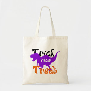 かわいい恐竜のハロウィントートバッグ トリックオアトリート トートバッグ