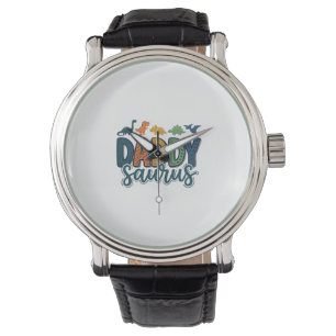 かわいい恐竜のパパベクター デザイン_1 腕時計