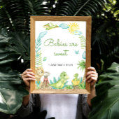 かわいい恐竜のベビーは甘い ポスター