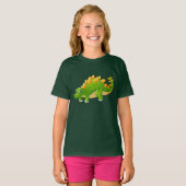 かわいい恐竜のワイシャツ及びジャケット Tシャツ (正面フル)