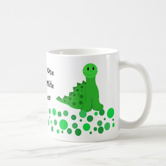 かわいい恐竜の先生デザイン コーヒーマグカップ (右)