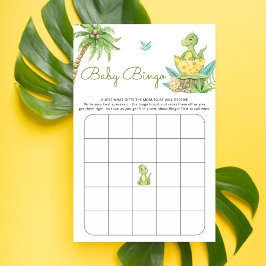 かわいい恐竜の卵の赤ちゃんシャワービンゴゲーム