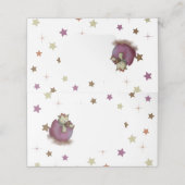 かわいい恐竜の女の子の赤ちゃんシャワー プレイスカード (外部開封)