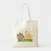 かわいい恐竜の子どものトートバッグ トートバッグ (正面)