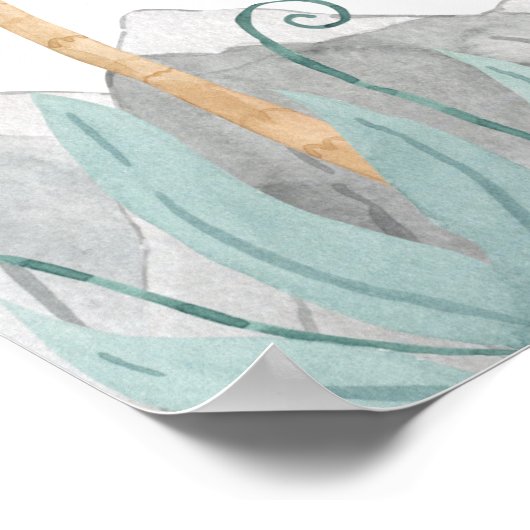 かわいい恐竜の学校の1日目の写真のオペサイン ポスター (角)