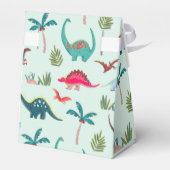 かわいい恐竜の少年バビシャワーありがとう フェイバーボックス (裏面サイド)