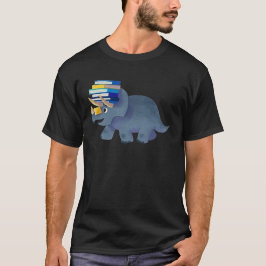 かわいい恐竜の本 Tシャツ (正面)