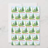 かわいい恐竜の男の子の1歳誕生日パーティー招待状 招待状 (裏面)