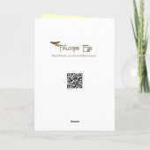 かわいい恐竜の誕生日カード カード (裏面)