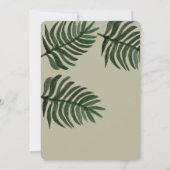 かわいい恐竜の誕生日ケーキカップ glitter コンフェッティ 招待状 (裏面)