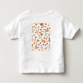 かわいい恐竜の誕生日 トドラーTシャツ (裏面)