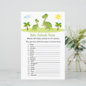 かわいい恐竜の赤ん坊の動物の名前ゲーム (スタンド正面)