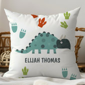 かわいい恐竜の足跡 クッション