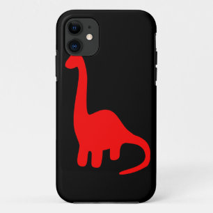 かわいい恐竜のiPhone 5の場合の赤ディーノ iPhone 11 ケース