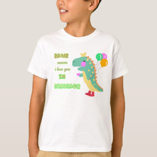 かわいい恐竜はTシャツをからかいます Tシャツ